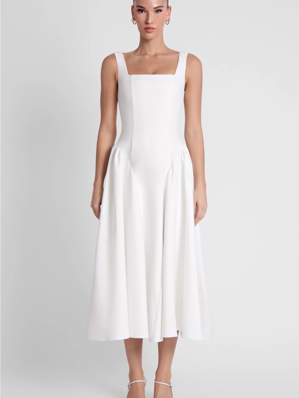 Leau Chloe corset midi dress